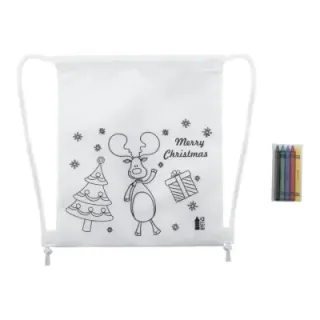 Colouring Christmas drawstring bag - AP800035 (ANDA#01)